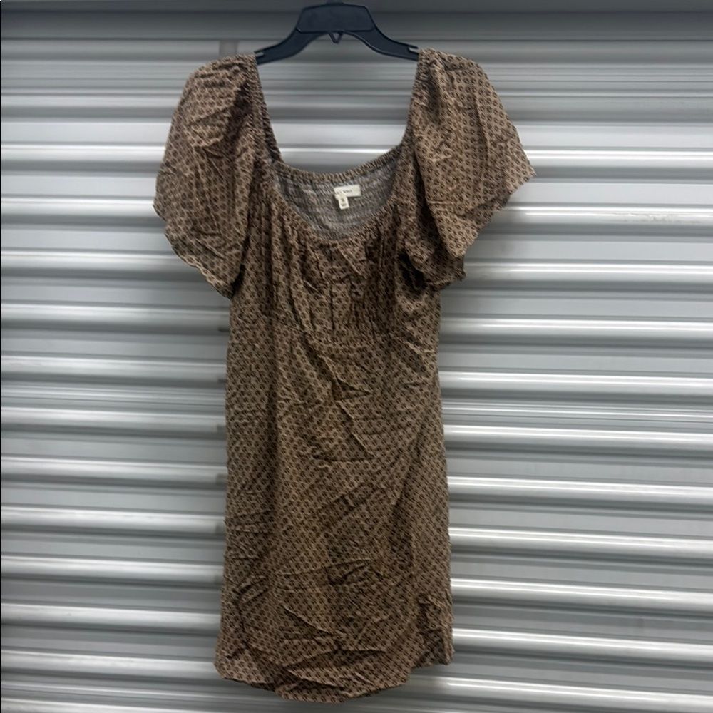 CLEO + WOLF WOMEN'S ARLO FLUTTER SLEEVE PRINTED MINI DRESS